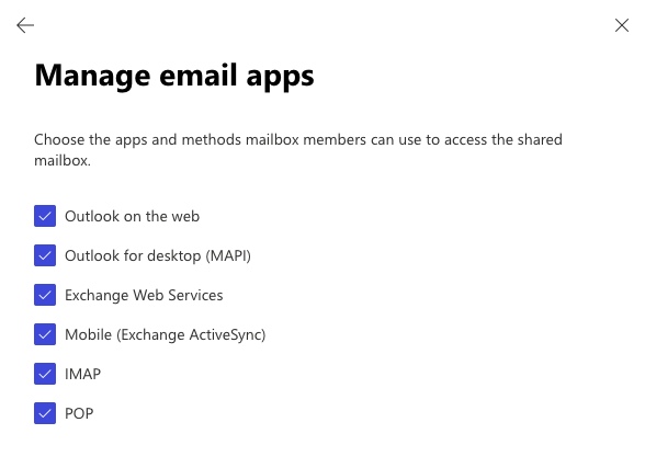 IMAP Settings